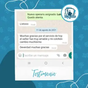 lavado de colchones